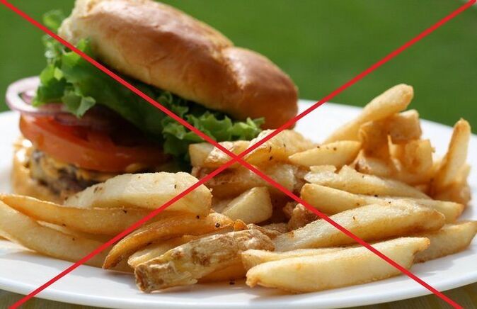 Mugurkaula osteohondrozes ātrās ēdināšanas aizliegums